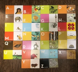 Tarjetas flash artísticas Charley Harper L es para rompecabezas de alfabeto y piso Ladybug - Imagen 1 de 5