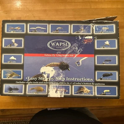 Wapsi Fly Tying Starter Begnner Kit con manual incluye tornillo de banco y herramientas Foto 1 de 4
