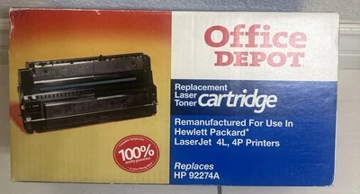 Cartucho de tóner láser de repuesto Office Depot HP 92274A Foto 1 de 2