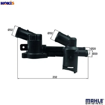 THERMOSTAT COOLANT TH 52 FOR SKODA OCTAVIA/II/Combi LAURA ROOMSTER/Praktik  VW - Image 1 of 4