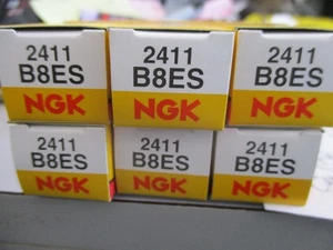 NUEVO NGK -2411- B8ES Bujías - Juego de 6 NOS - Imagen 1 de 3