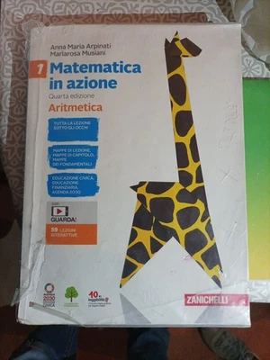 MATEMATICA IN AZIONE ARITMETICA + GEOMETRIA ISBN 9788808620378 - Immagine 1 di 3