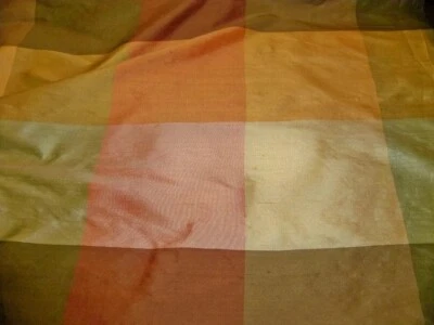 LEE JOFA KRAVET KALIEDOSCOPE SILK CHECK FABRIC 15.5 YARDS - Image 1 of 4