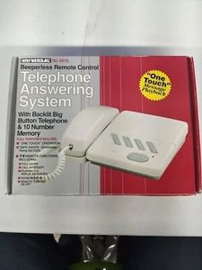 Vintage Radio Shack Touch-Tone Remote Control Answering System Phone TAD-278 NOS - Zdjęcie 1 z 3