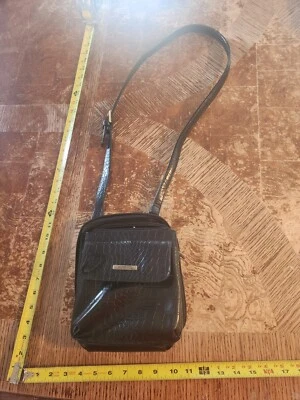 Bolso Bandolera Charter Club Imitación Cuero Negro *Más en Tienda* #S140 Foto 1 de 3