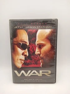 WAR Jet Li Jason Statham FULL SCREEN DVD Used No Slipcover - Picture 1 of 2