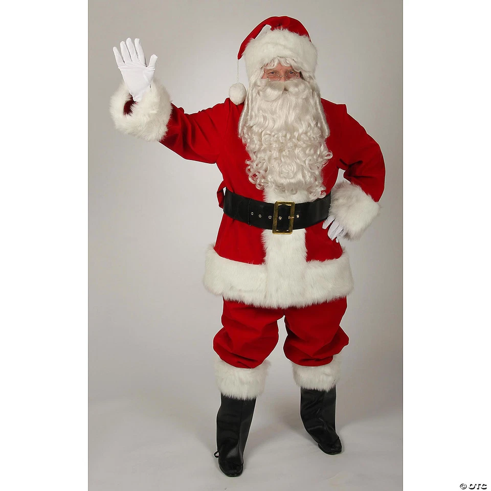 Regal Red Velvet Santa Suit - Xl - Halco - Image 1 of 1