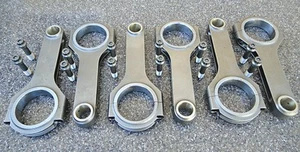 H BEAM ROD FOR RACER PERFORMANCE ACURA 3.7L V6 J37A1 MDX 6.182" +ARP2000 - Picture 1 of 1