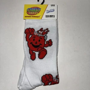 Crazy Socks Kool-Aid Novelty Crew Socks Size 6-12  New - Picture 1 of 5
