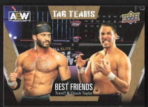 2021 Upper Deck AEW Gold Trent? / Chuck Taylor #61 - Picture 1 of 2