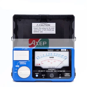 A● Hioki IR4017-20 Single-Range Analog Insulation Resistance Tester 500V/1000MΩ - Imagen 1 de 5
