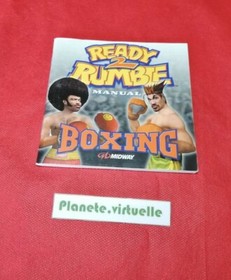 NOTICE READY 2 RUMBLE BOXING DREAMCAST SEGA PAL EUR 🌟