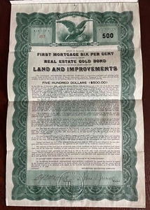 1930 Depositors Securities Company Illinois Bond Aktienzertifikat - Bild 1 von 1