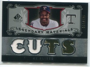 2007 SP Legendary Cuts Legendary Materials Dual AO Al Oliver Dual Jersey 60/125