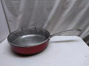 KitchenAid 3.3Qt Stainless Induction Saucepan Skillet Stir Fry Roaster Pan & Lid - Picture 1 of 8