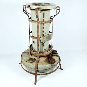 Aladdin Paraffin Convection Heater Greenhouse Untested Vintage Steel Wick Heater - Picture 1 of 24
