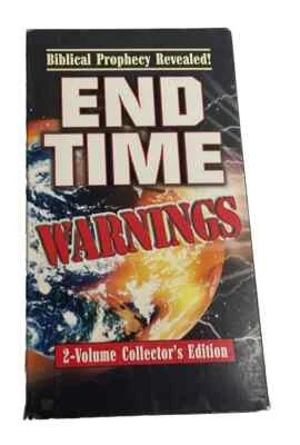 NEW Biblical Prophecy Revealed! End Time Warnings VHS 2 tape set Collectors Ed. - Image 1 of 2
