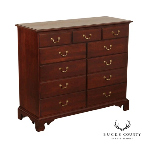 Durham Furniture Chippendale Style Cherry Double Chest of Drawers Cover