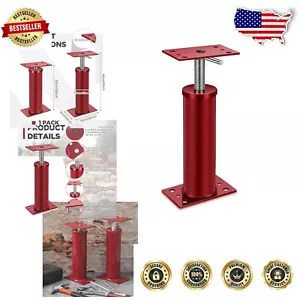 4 Pcs Adjustable Screw Jacks: 11023 Lbs Load Capacity, Ideal for Home Projects - Picture 1 of 9