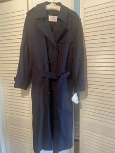Trench coat doppiopetto Newport Harbor taglia 14 nuovo con etichetta - Foto 1 di 3