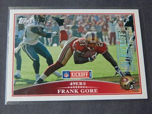 Tarjeta de fútbol americano 2009 Topps Kickoff Silver Holo Foil #69 Frank Gore/2009 - Imagen 1 de 3