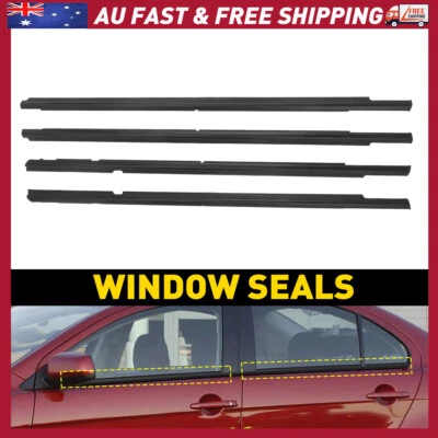 4x Window Seal Belt Weather Strips Set Weatherstrip For Mitsubishi Lancer 08-17 - image 1 of 4