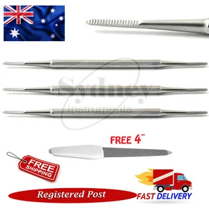Toenail File Chiropody Podiatry Scaler Hand Foot Dresser Nail File Double Ended - Picture 1 of 4