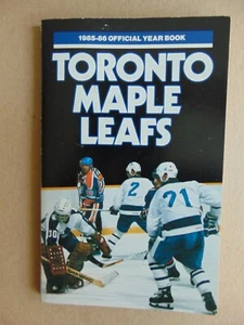 TORONTO MAPLE LEAFS Vintage Circa 1985-86 Official YEARBOOK - Picture 1 of 1