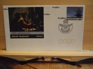 1992 Australia 50th Anniversary RAAF RADAR First Day Cover! - Picture 1 of 6