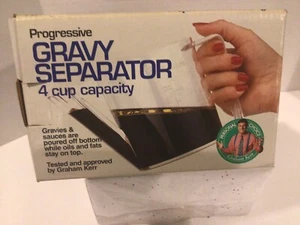 New Progressive Gravy Separtator-4 Cup Capacity -Acrylic - Picture 1 of 5