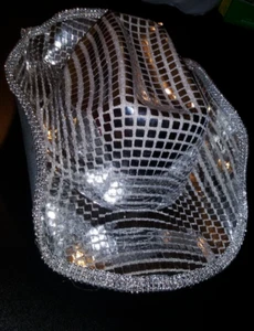 Sombrero de Vaquero Disco Ball, Inspirado en Beyoncé Espejo Sombrero de Baile para Conciertos, Festivales - Imagen 1 de 10