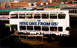 1989 Merseybus Bus Pier Head Liverpool 5x3 In Photo with copyright 89552 - Picture 1 of 2
