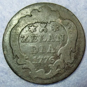 1776 Magic Keydate! Date of Independence! Colonial New York Penny Zeeland COA - Picture 1 of 4
