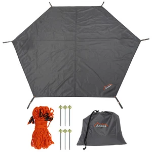 Andes Waterproof Camping Tent/Awning Groundsheet, Multi Purpose Tarpaulin - Picture 1 of 12