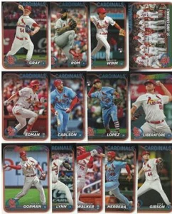 2024 Topps Series 1 and 2 St. Louis Cardinals team set (22 cards) Masyn Winn RC - Picture 1 of 1