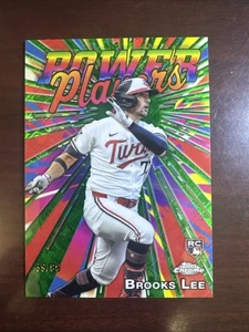 2025 Topps Chrome Power Players Logofractor Green Brooks Lee RC /99 - Picture 1 of 3