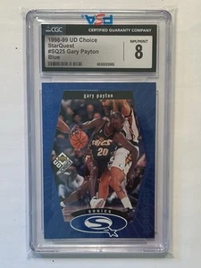 1998-99 Upper Deck UD Choice Gary Payton #SQ25 Starquest Blue - CGC 8 - Picture 1 of 1