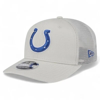 Indianapolis Colts Hat New Era Perform 9Seventy Trucker Stretch Snapback Cap NEW - Image 1 of 4