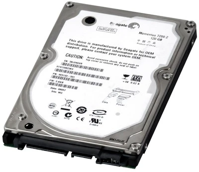 Hard Drive Seagate Momentus 7200.2 ST9120823AS 120GB 7.2K 8MB SATA II 2.5'' - Image 1 of 3