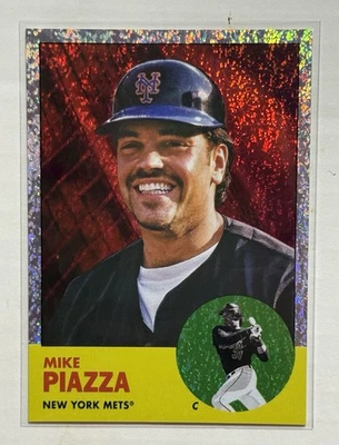 2022 Topps Archives Mike Piazza RED HOT FOIL  SN 24/50 New York Mets - Image 1 of 2