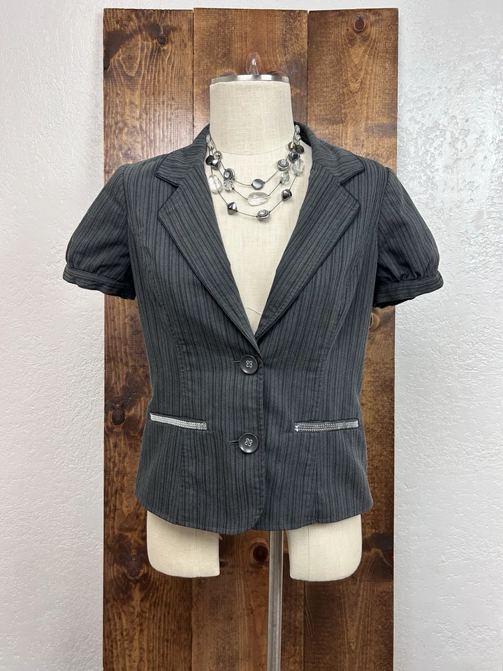 Chaqueta Blazer Y2K Hillard&Hanson Mujer MED Negocios Linda Oficina Sirena Corpcore  Foto 1 de 4