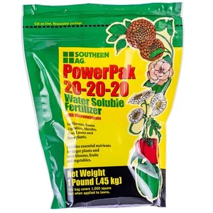 Southern Ag Powerpak 20-20-20 Water Soluble Fertilizer With Micronutri - Picture 1 of 1