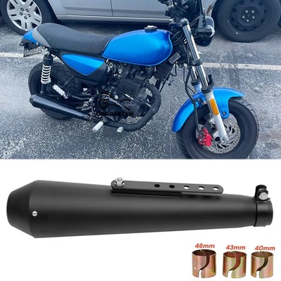 Silenciador silenciador tubo escape moto acero inoxidable para Kymco Spade 150 Foto 1 de 4