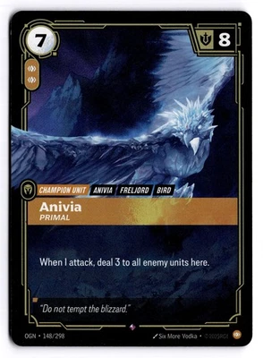 Anivia - Primal Rare Origins 148/298 NM - Image 1 of 2