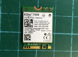 Genuine Dell Alienware 17 R4 17 R5 WiFi Wireless Card 9260NGW 28V8D - Afbeelding 1 van 2