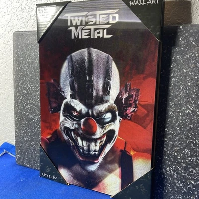 Twisted Metal Lenticular Wall Art 7.5 X11.25 Brand New