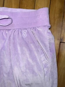 Victoria Secret Jogginghose Velour Large helllila solide Sweatpants bequeme Hose  - Bild 1 von 5