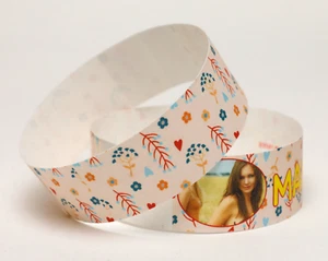 Individuell bedruckte Armbänder für Partys, Events, Festivals & Feiern - Doodle - Bild 1 von 6