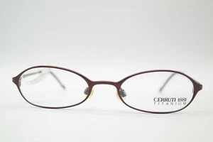 Vintage Cerruti 1881 C 1244 Titanium Bronze Oval Brille Brillengestell NOS - Picture 1 of 6