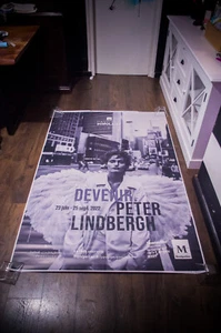 AUSSTELLUNG PETER LINDBERGH 2022 French Bus Shelter Art Vintage Original Poster - Bild 1 von 7